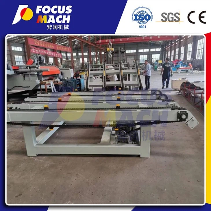 Automatic Log Cutting Saw With Feeder