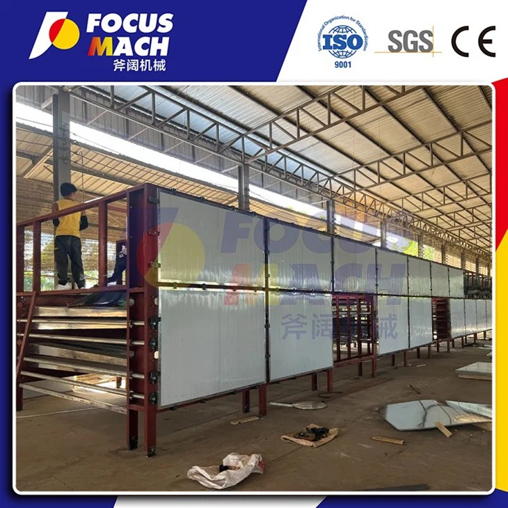 Core Veneer Roller Dryer Machine /Drying Capacity 80 Cbm Per Day