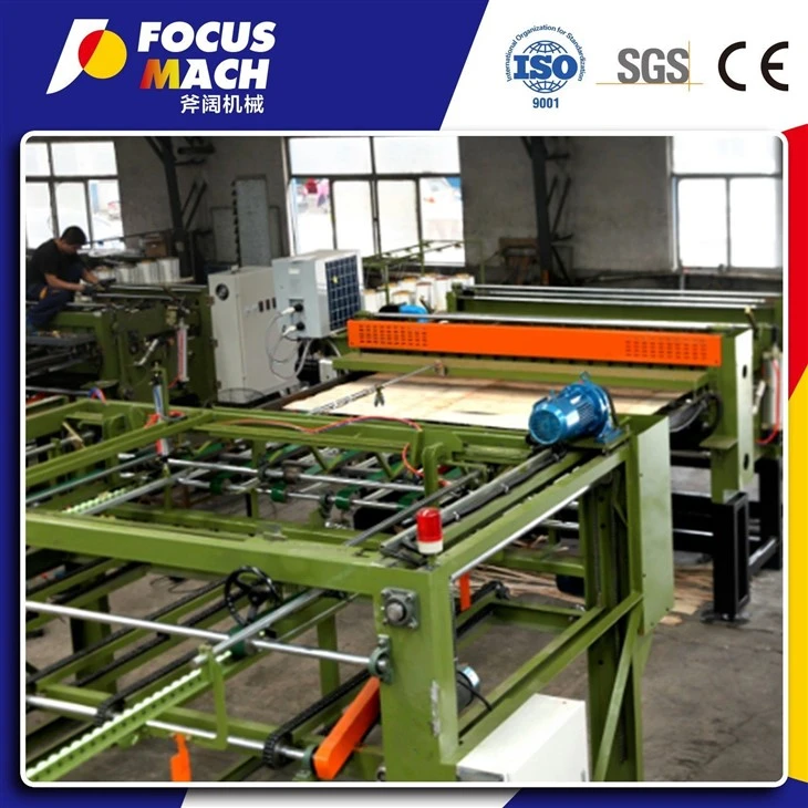 PLYWOOD FACE VENEER COMPOSING MACHINE